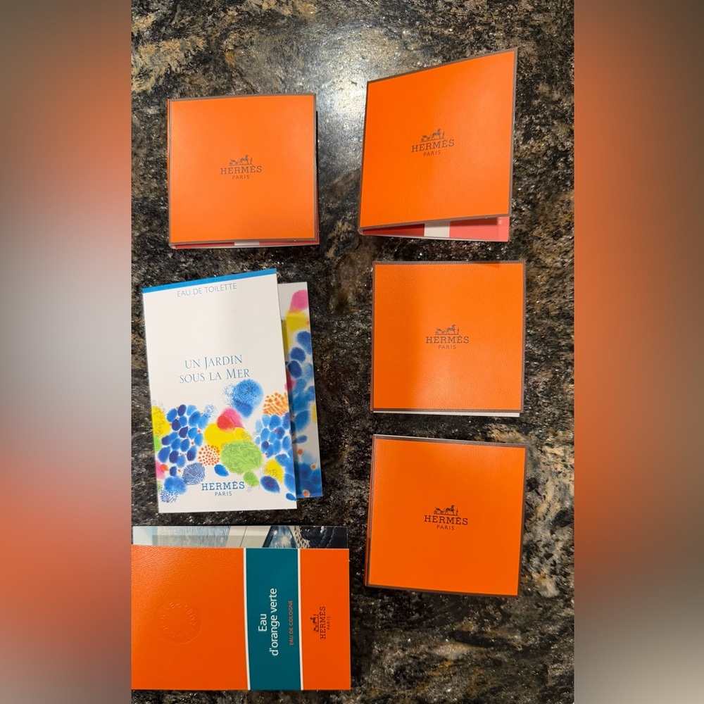 Hermes Lipstick Collection in Vibrant Orange Packaging